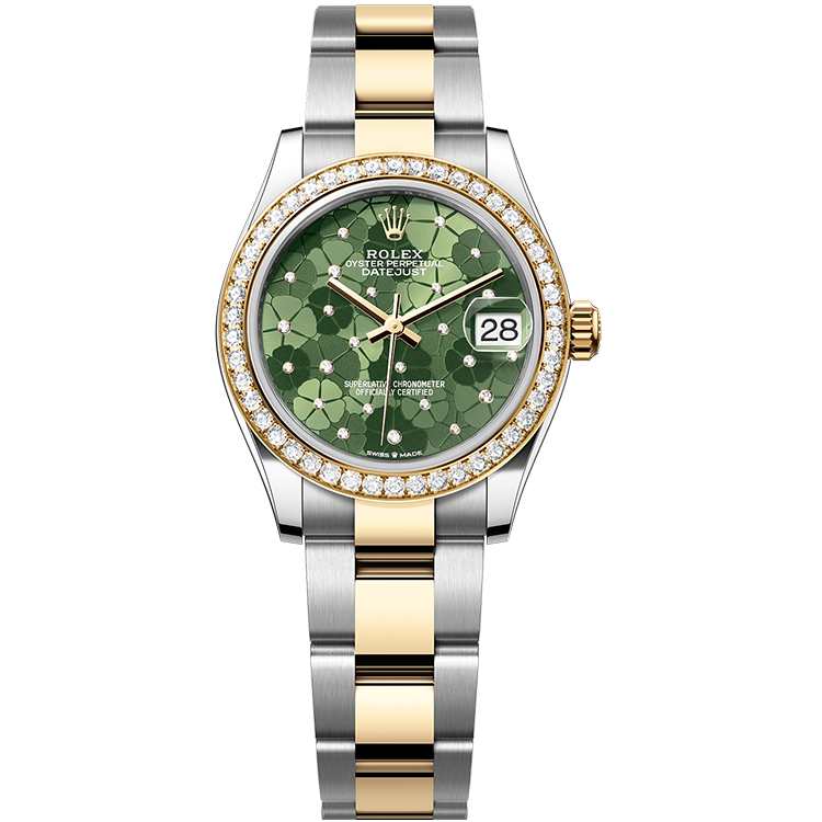 Rolex Datejust Green Two-Tone 31mm - Image 1