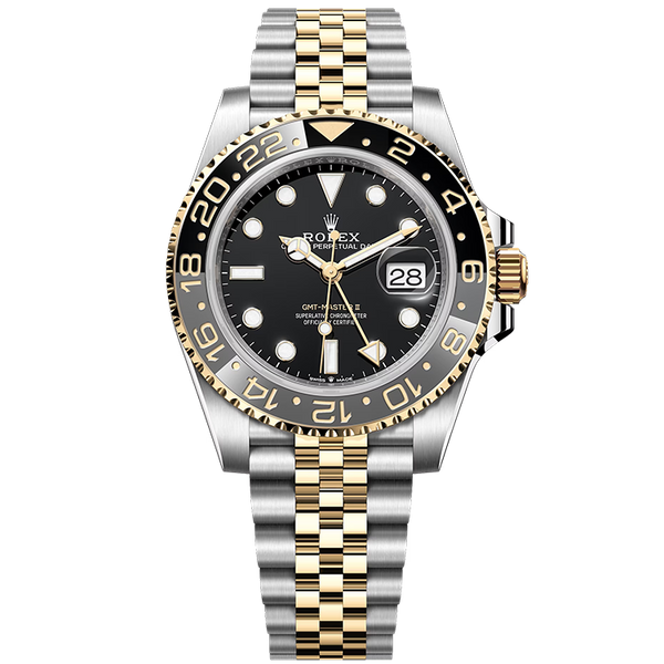 "Bumblebee" Rolex GMT-Master II Black Two-Tone 40mm