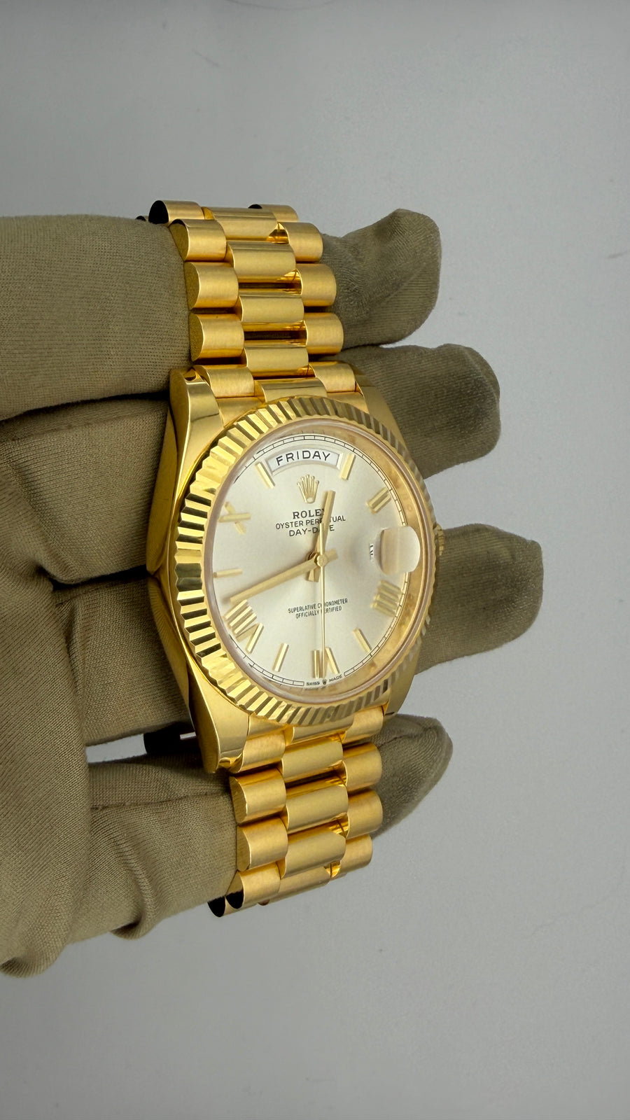 2023 Rolex Day-Date 228238 (Watch, Card & Box) - Image 4