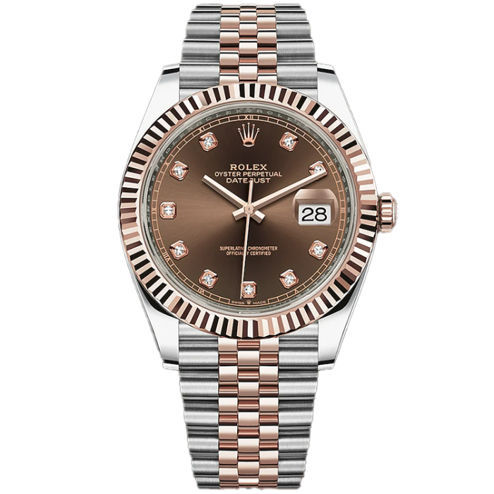 Rolex Datejust Chocolate Two-Tone 41mm - Image 1