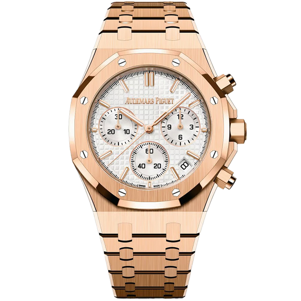 Audemars Piguet Royal Oak Chronograph White Rose Gold 41mm