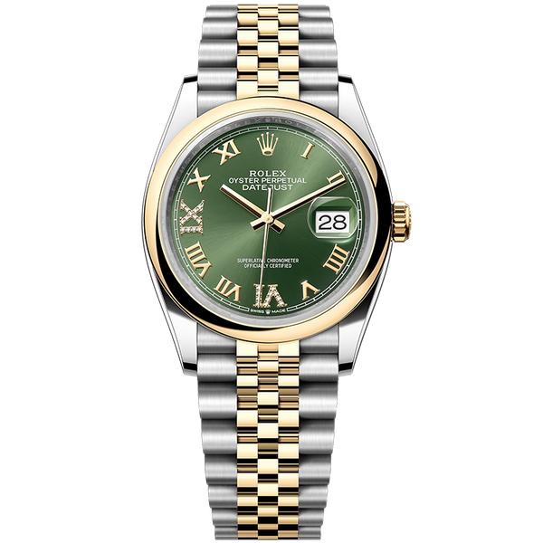 Rolex Datejust Green Two-Tone 36mm