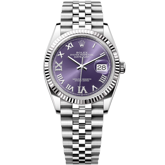 Rolex Datejust Purple Steel 36mm - Image 1