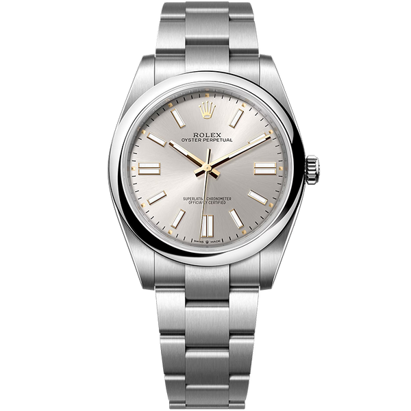 Rolex Oyster Perpetual Silver Steel 41mm
