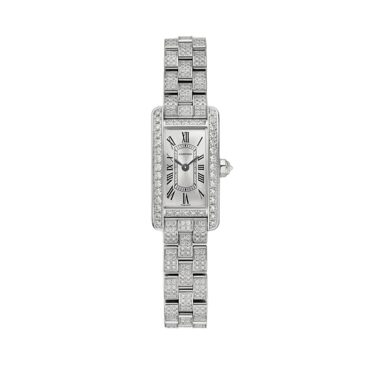 Cartier Tank Américaine Silver White Gold 15.2mm - Image 1