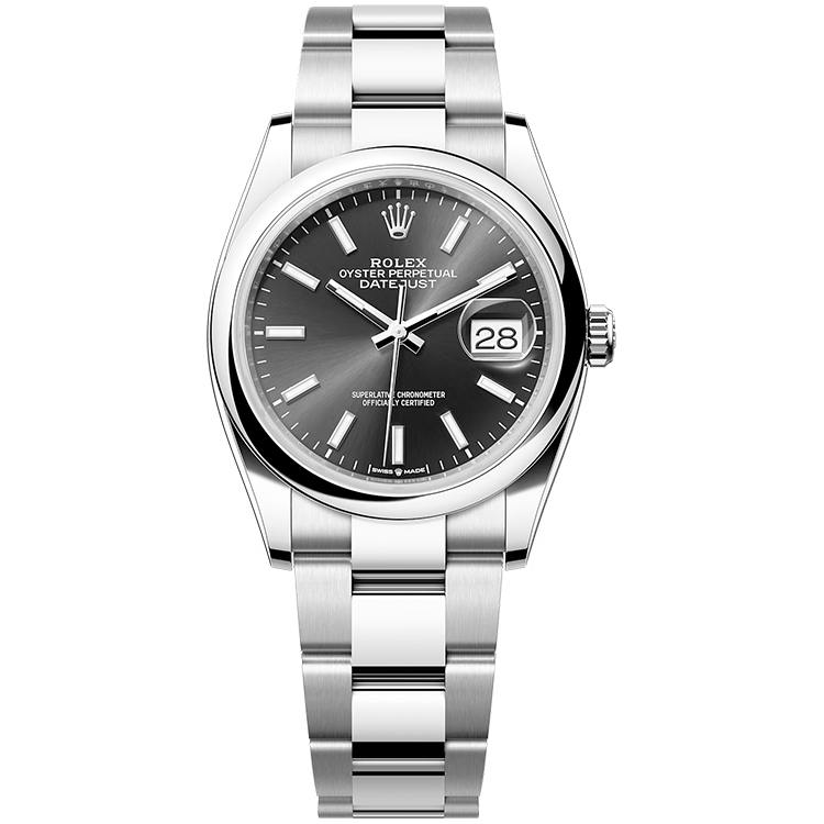 Rolex Datejust White Steel 36mm - Image 1