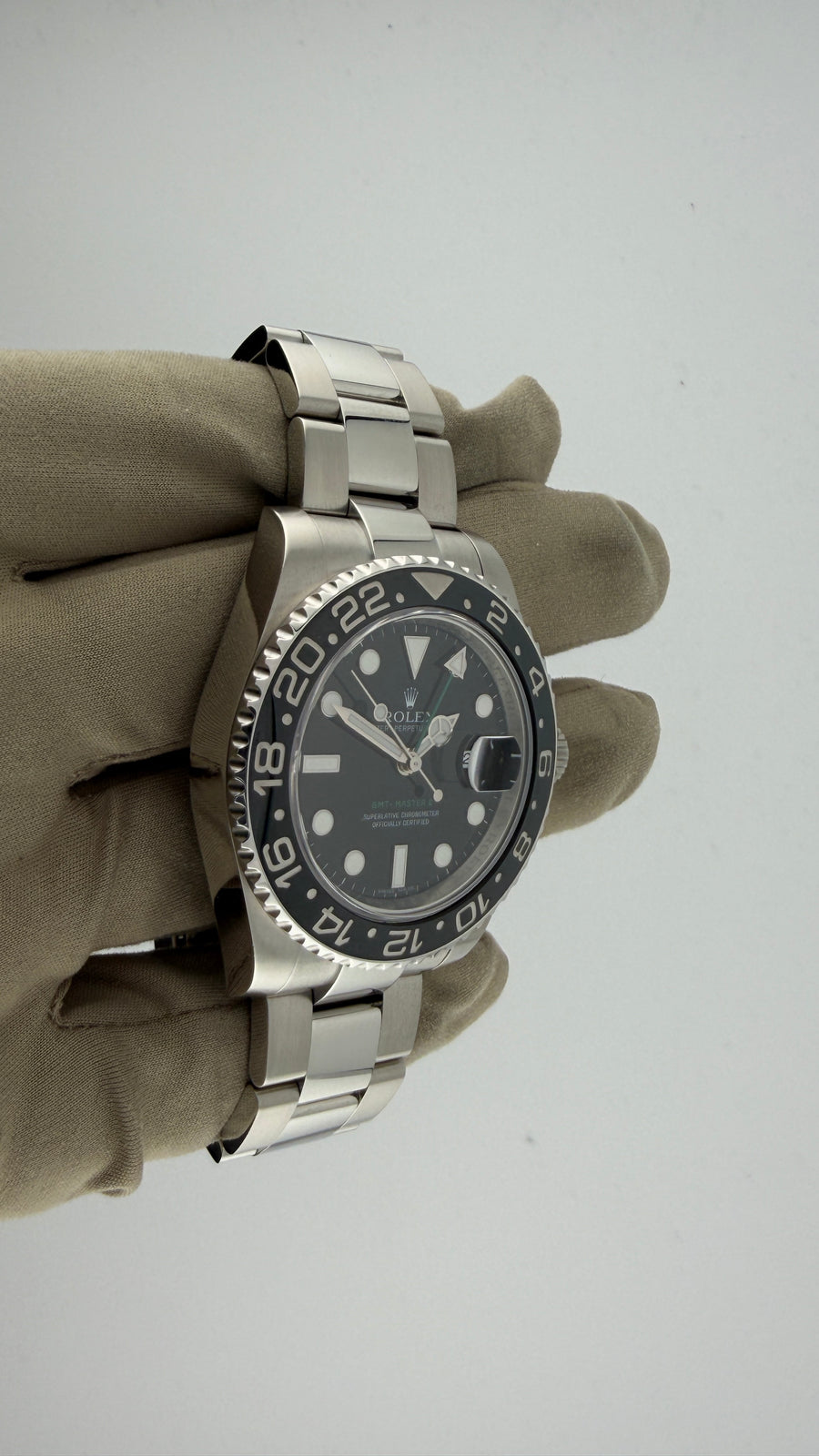 2008 Rolex GMT MASTER II Black Dial 116710 (Watch, Card, WT, Box & Booklets) - Image 4