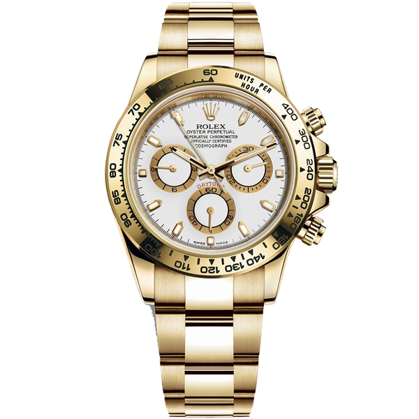 Rolex Daytona White Yellow Gold 40mm