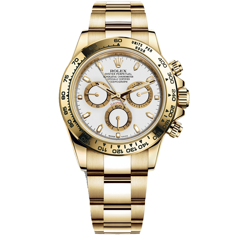 Rolex Daytona White Yellow Gold 40mm - Image 1