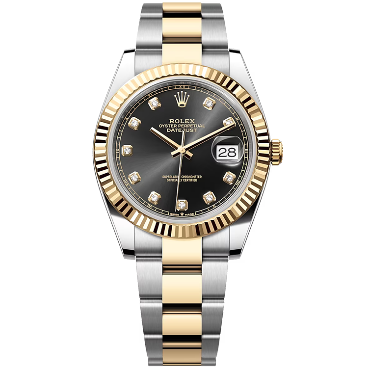Rolex Datejust Black Two-Tone 41mm - Image 1