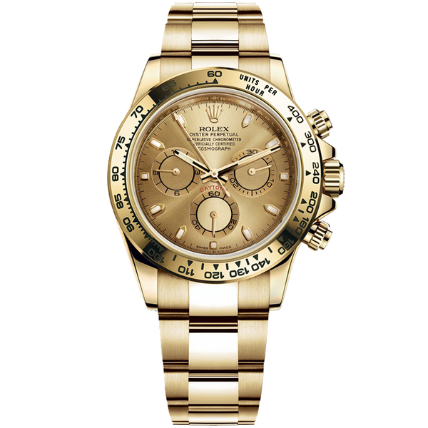Rolex Daytona Champagne Yellow Gold 40mm