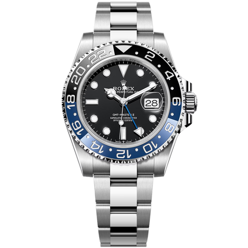"Batman" Rolex GMT-Master II Black Steel 40mm