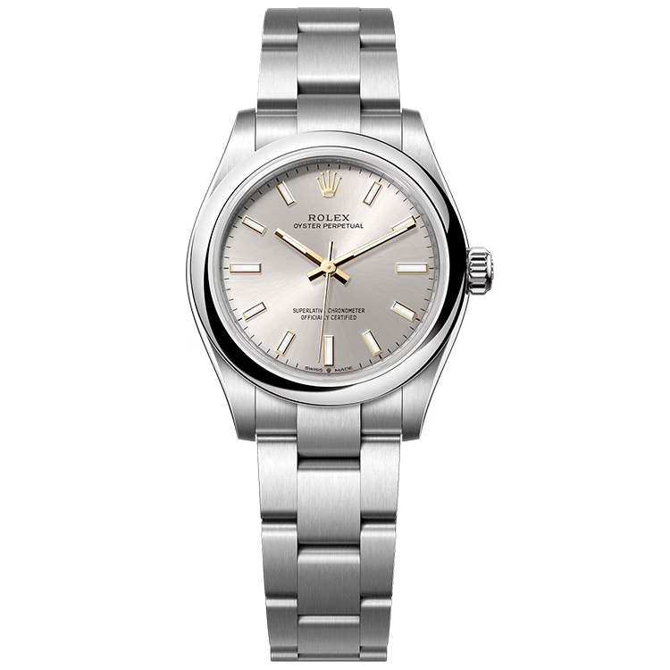 Rolex Oyster Perpetual Silver Steel 31mm - Image 1