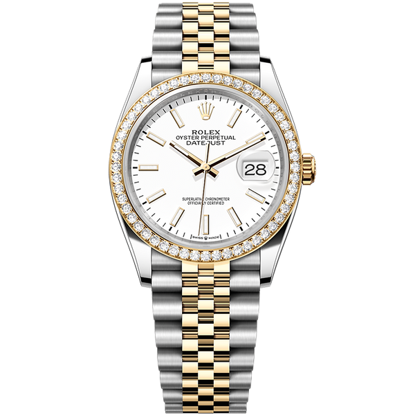 Rolex Datejust White Two-Tone 36mm
