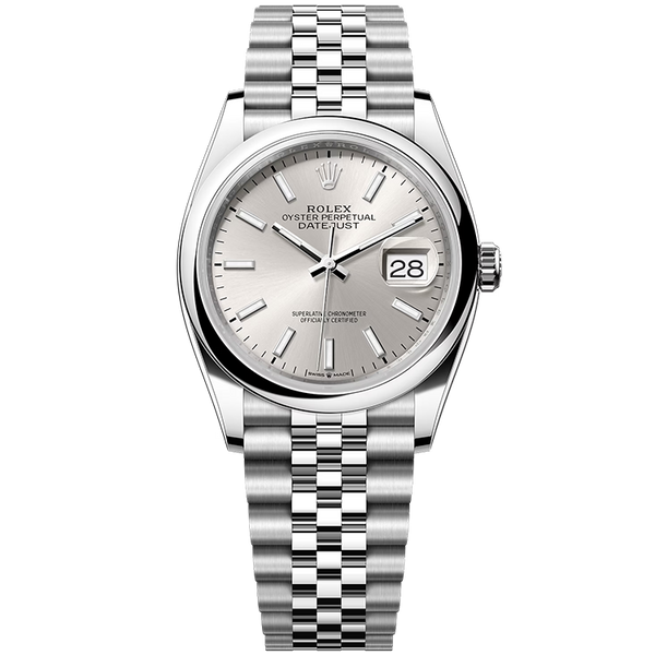 Rolex Datejust Silver Steel 36mm
