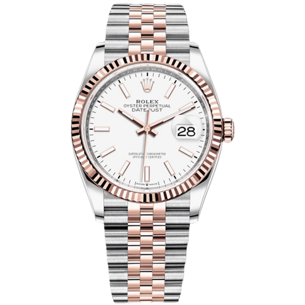 Rolex Datejust White Two-Tone 36mm