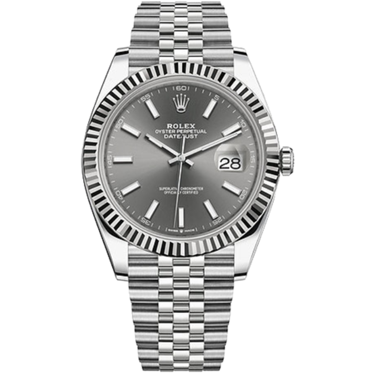 Rolex Datejust Grey Steel 41mm - Image 1