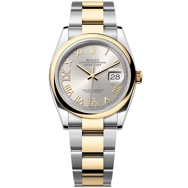 Rolex Datejust Silver Two-Tone 36mm