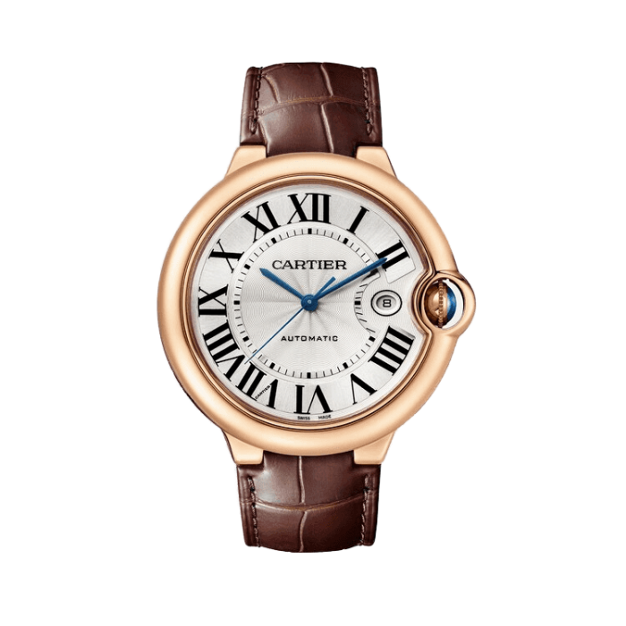 Cartier Ballon Bleu Large White Leather 42mm - Image 1
