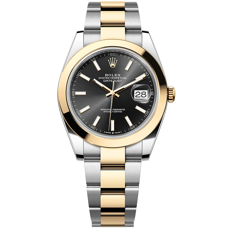Rolex Datejust Black Two-Tone 41mm - Image 1