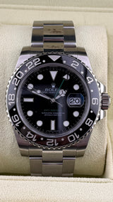 2008 Rolex GMT MASTER II Black Dial 116710 (Watch, Card, WT, Box & Booklets) - Thumb 1