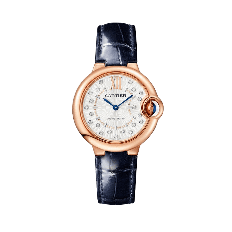 Cartier Ballon Bleu Small White Leather 33mm - Image 1