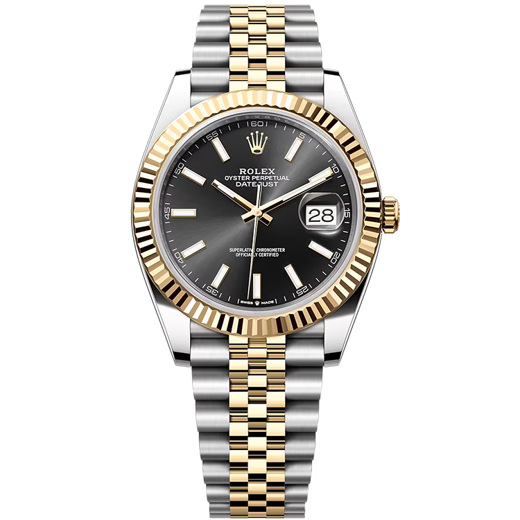Rolex Datejust Black Two-Tone 41mm - Image 1