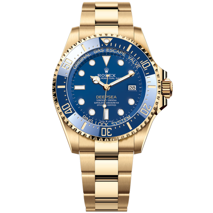 Rolex Deepsea Blue Yellow Gold 44mm - Image 1