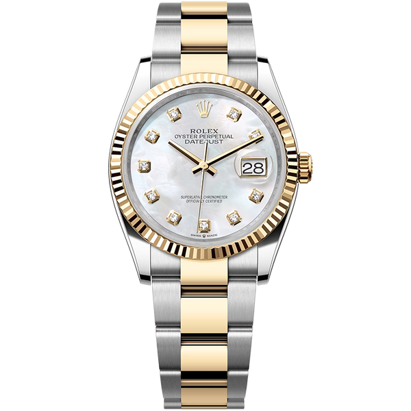 Rolex Datejust Mother of Pearl Two-Tone 36mm