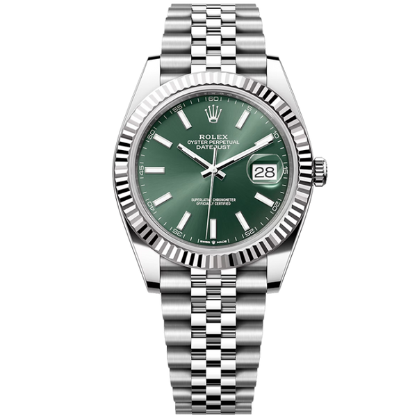 Rolex Datejust Green Steel 41mm