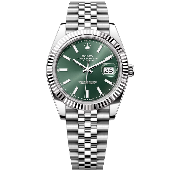 Rolex Datejust Green Steel 41mm - Image 1
