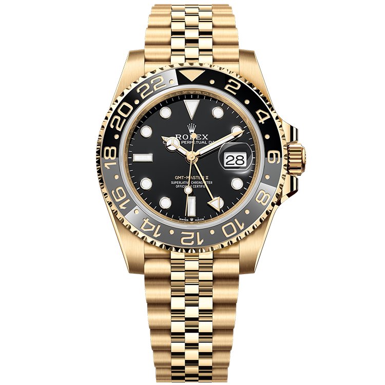 Rolex GMT-Master II Black Yellow Gold 40mm - Image 1