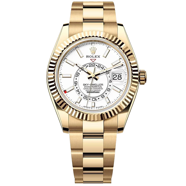 Rolex Sky-Dweller White Yellow Gold 42mm - Image 1