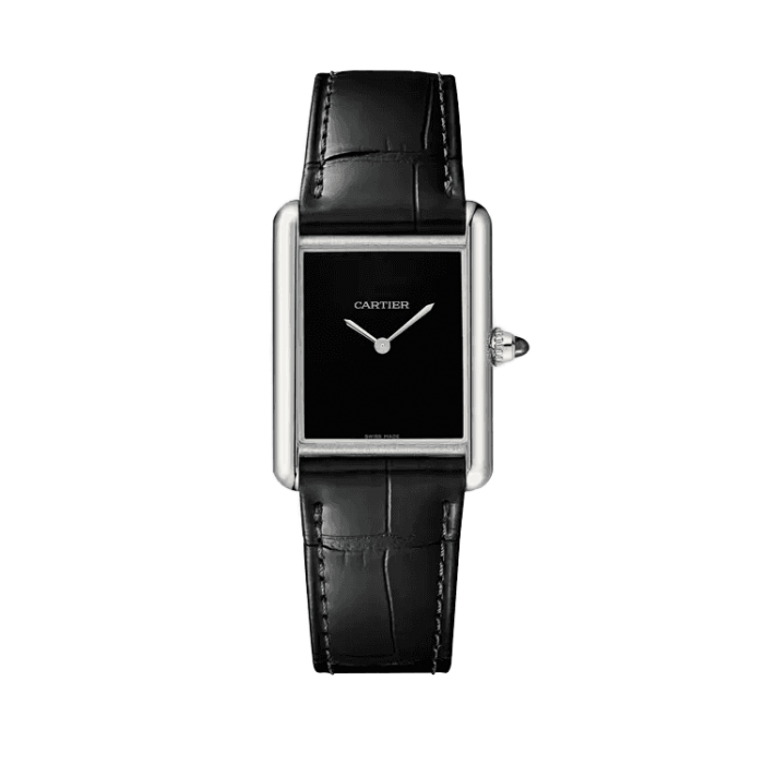 Cartier Tank Must Black Leather 25.5mm - Image 1