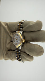 1987 Rolex Date-Just 26 White Diamond Dial 69173 (Watch,Box) - Thumb 3