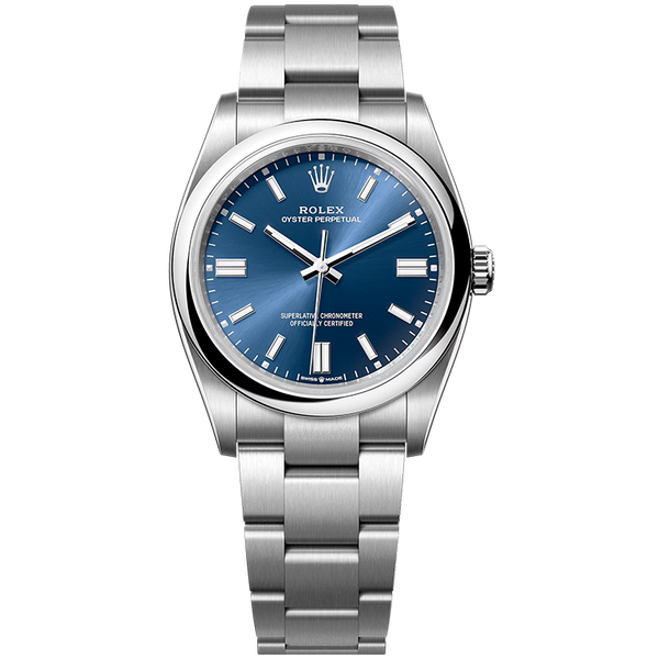 Rolex Oyster Perpetual Blue Steel 36mm