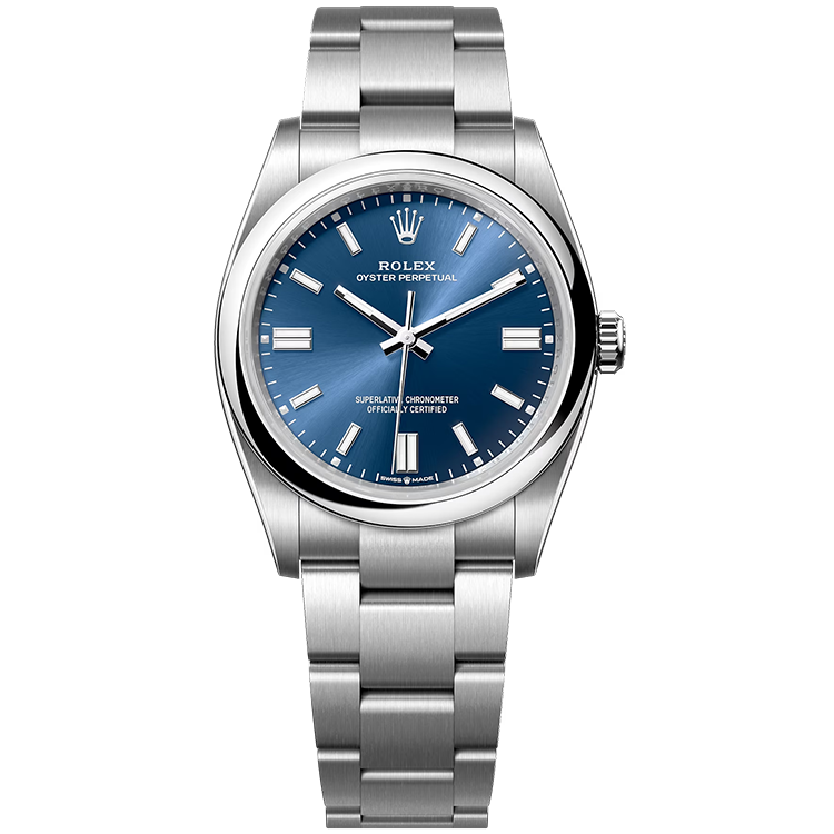 Rolex Oyster Perpetual Blue Steel 36mm - Image 1