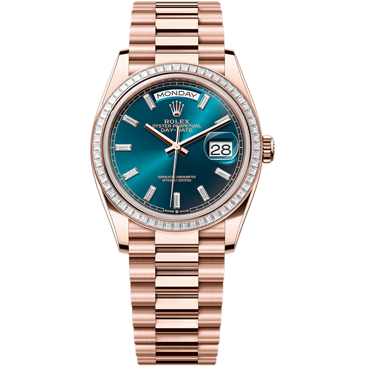 Rolex Day-Date Blue Rose Gold 36mm - Image 1