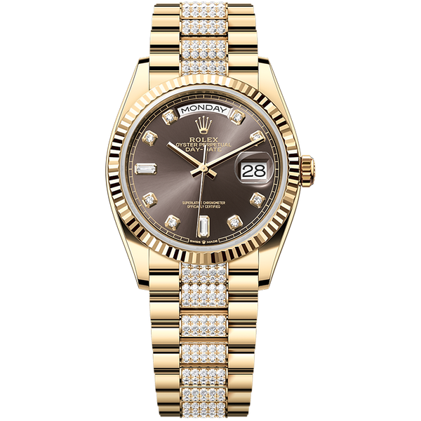 Rolex Day-Date Grey Yellow Gold 36mm