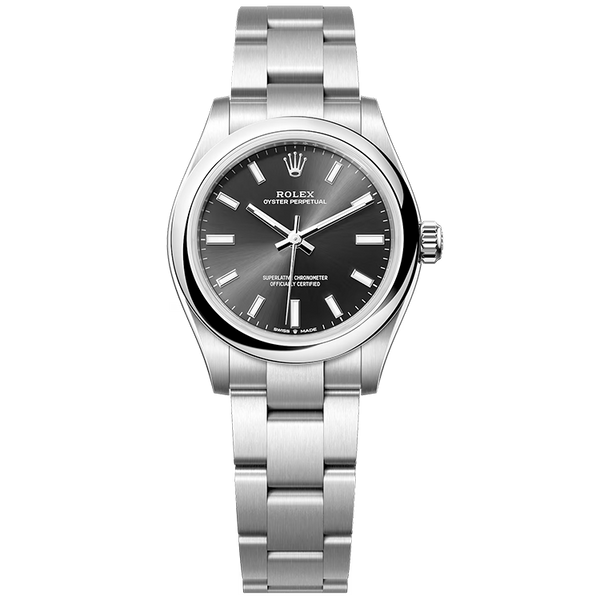 Rolex Oyster Perpetual Black Steel 31mm