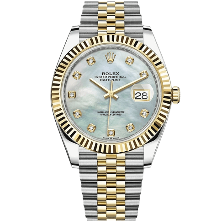 Rolex Datejust Mother of Pearl Two-Tone 41mm - Image 1