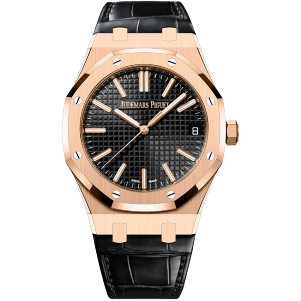 Audemars Piguet Royal Oak Black Leather 41mm