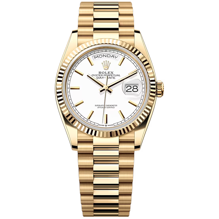 Rolex Day-Date White Yellow Gold 36mm - Image 1
