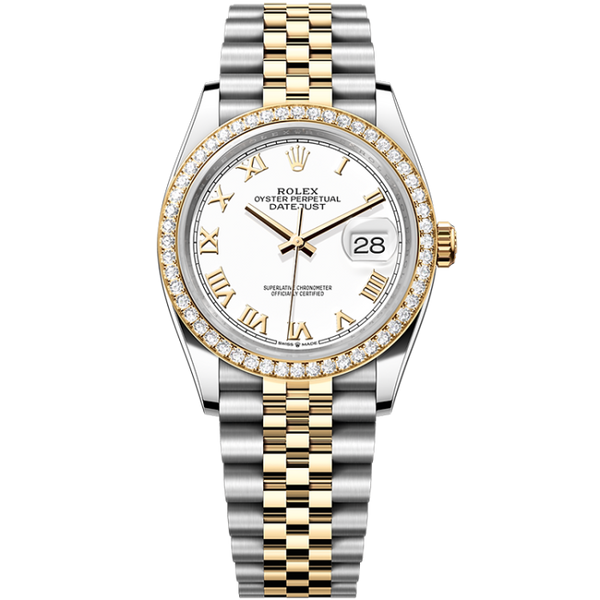 Rolex Datejust White Two-Tone 36mm