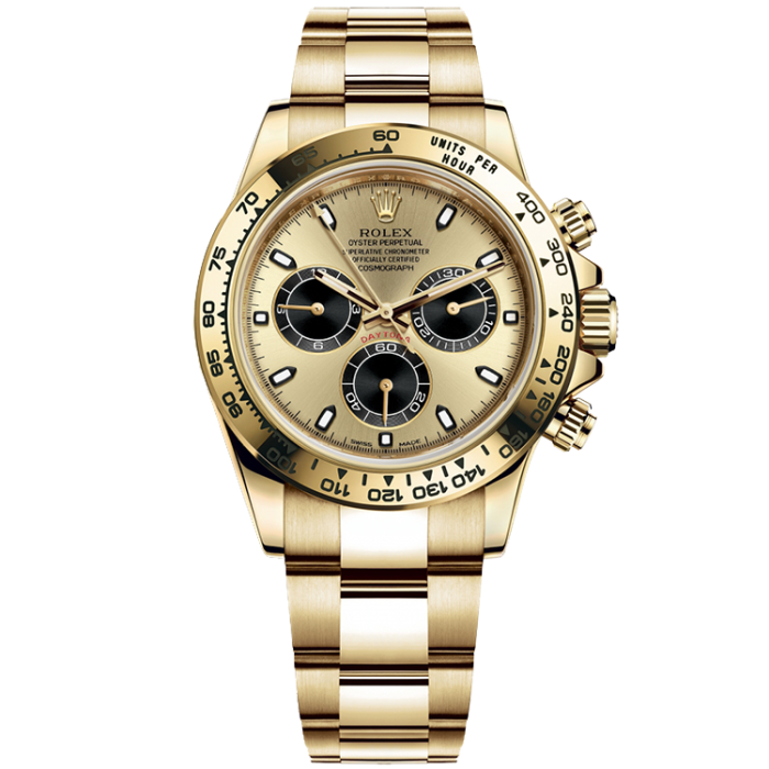 Rolex Daytona Champagne Yellow Gold 40mm - Image 1
