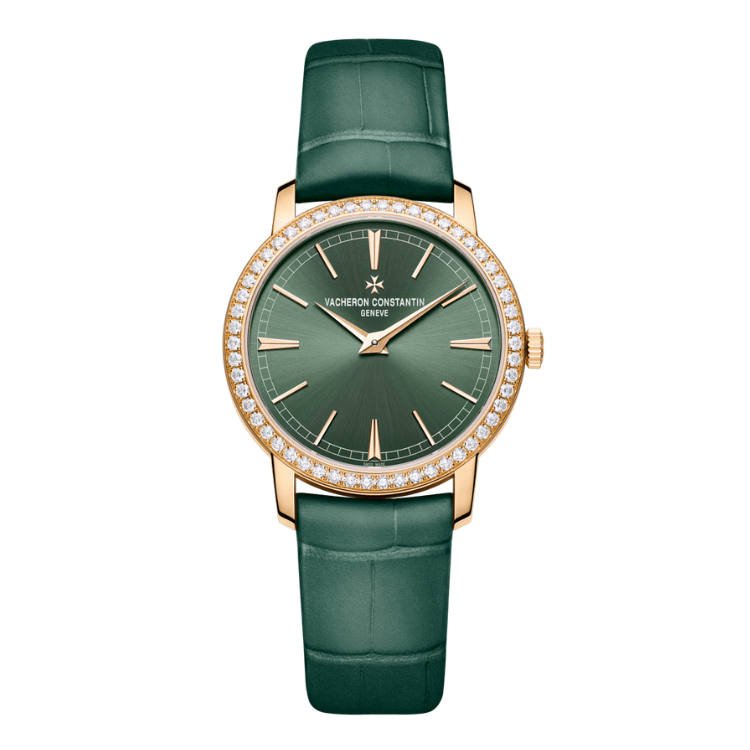 Vacheron Constantin Traditionnelle Manual-Winding Green Alligator Leather 33mm - Image 1