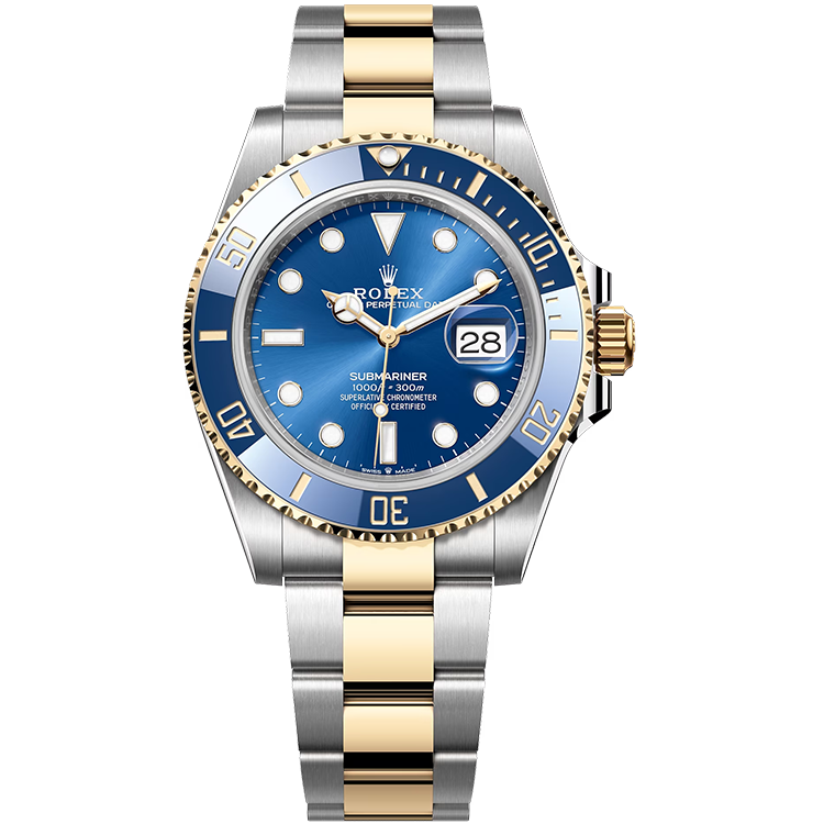 "Bluesy" Rolex Submariner Blue Two-Tone 41mm - Image 1