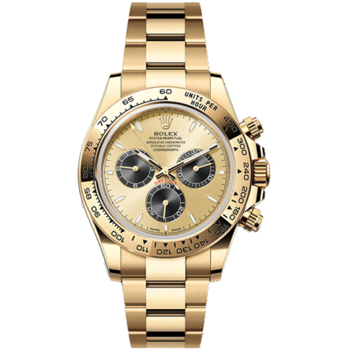 "Pikachu" Rolex Daytona Champagne Yellow Gold 40mm - Image 1