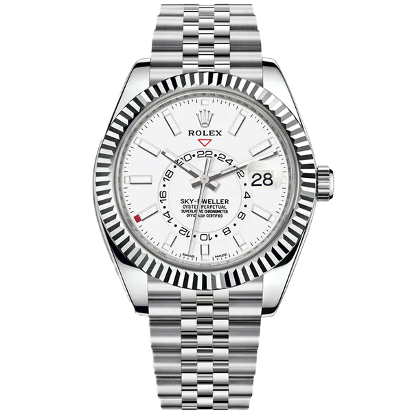 Rolex Sky-Dweller White Steel 42mm