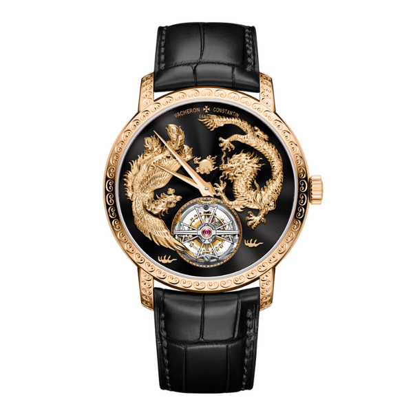 Vacheron Constantin Traditionnelle Tourbillon Gold Alligator Leather 41mm